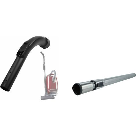 Poignée Miele Ø 35mm/47mm poignée de tuyau d'aspirateur de haute qualité (produit compatible), compatible avec les aspirateurs Miele S5261, S5280, S528, S5281, S5310, S5311 - raccord 35mm, 60 - 100 cm (1/4)