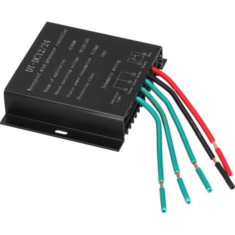 Régulateur de charge éolienne 12/24V 500W étanche pour batterie FO5 (1/5)