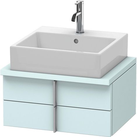 VERO Consolle Bassa 285x600x448mm Azzurro Opaco