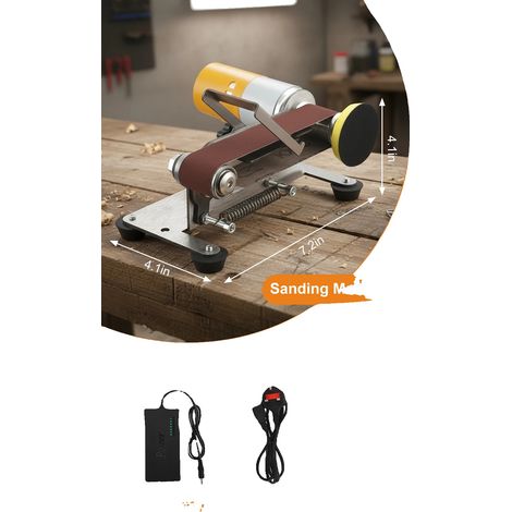 Rectificadora, cuerpo de aleación de aluminio, rendimiento eficiente, color plata. (1/2)