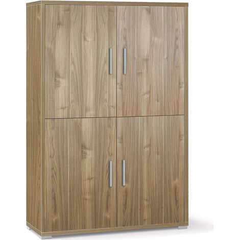 Mobile Multiuso 4 Ante 108x161x41 cm Noce Stelvio (1/3)