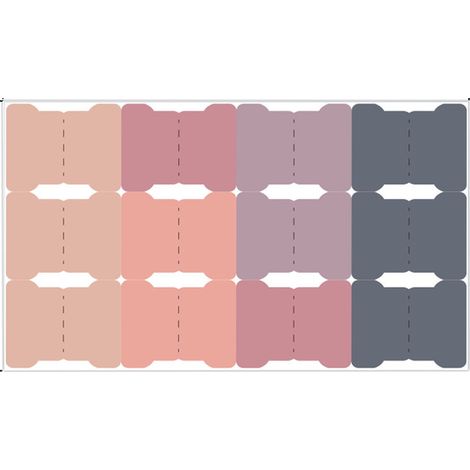 Etiquetas de índice, notas adhesivas para escribir (color, color atardecer, 20/240 hojas) (1/5)