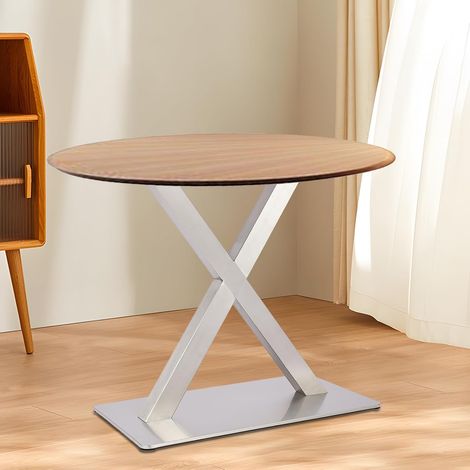 Pied de table en acier inoxydable de type X, table basse multifonctionnelle, table à manger, pied de table de bar, hauteur 72cm