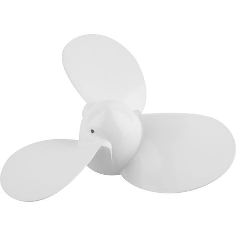 Elica fuoribordo in alluminio Ejoyous, 3 pale sostituibili, leggera e portatile con 7 1/4 5-A per 3,5h P, facile installazione. (1/4)
