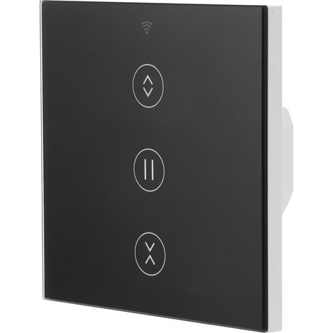 Interrupteur de rideau tactile WiFi avec télécommande pour commande vocale Alexa UE 95-250 V CA (1/5)