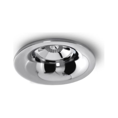 Lampadario rotondo da incasso cromato in vendita (1/5)
