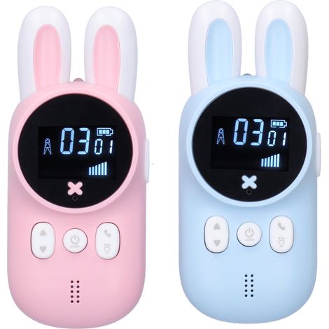 Talkies-walkies pour enfants MX-XJ11, portée 3 km, UHF, avec cordon. (1/5)