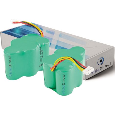Lot de 2 batteries pour Hoover RVC0011 aspirateur robot 3500mAh 6V
