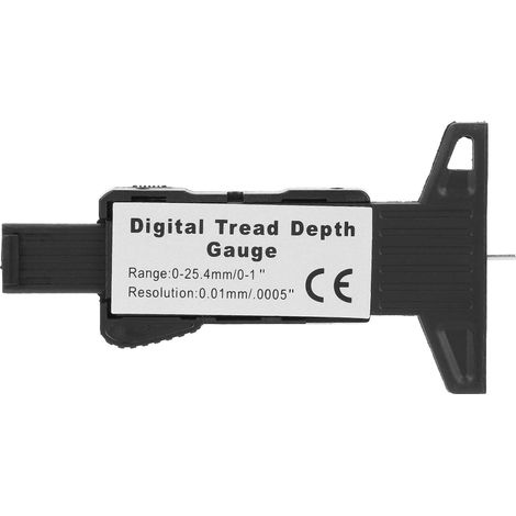 Hochwertiger digitaler Reifenprofiltiefenmesser mit Metallnadel und Metallsonde zur digitalen Messung der Profiltiefe. (1/5)