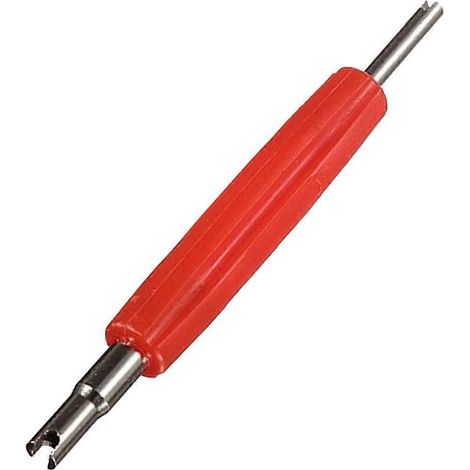 Clé à noyau de pneu pour voiture, camion, moto, outil de réparation de climatisation (rouge)-Red (1/3)