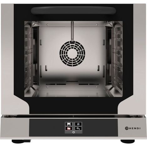 HENDI Konvektionsofen kompakt Touch mit Beschwadung, 220-240V/3150W, 590x709x(H)589mm