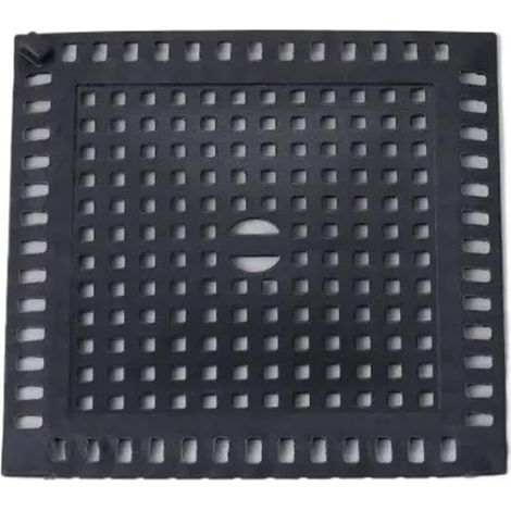 Filtre anti-obstruction pour évier de salle de bain en acier inoxydable (carré, noir) (1/3)