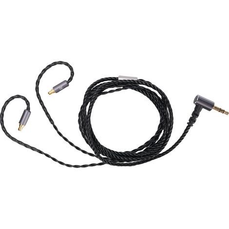 Câble de remplacement avec prise jack 3,5 mm pour casques Sennheiser IE100, IE400 et IE500 Pro, cordon spiralé (1/5)