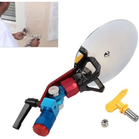 Universal Spray Guide Accessory Gun with 315 Airless 7/8 inch Paint Sprayer Nozzle (1/4)