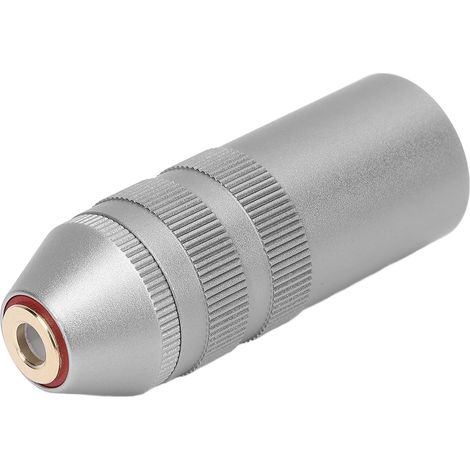 Adaptateur XLR vers jack 4,4 mm (4 broches mâle vers jack 4,4 mm femelle symétrique) pour microphone, table de mixage et enceinte active. (1/5)