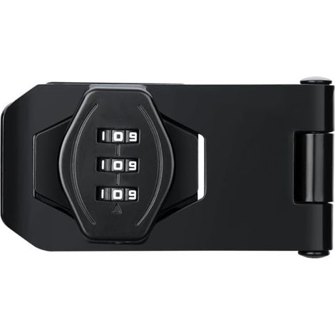 Rustproof Metal Combination Lock for Cabinet (black, 3 inches) (1/5)