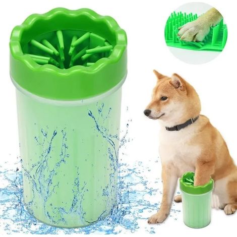 Nettoyeur de pattes pour animaux de compagnie, nettoyeur de pattes portable pour chiens, gobelet de lavage des pieds pour chiens, n (1/5)