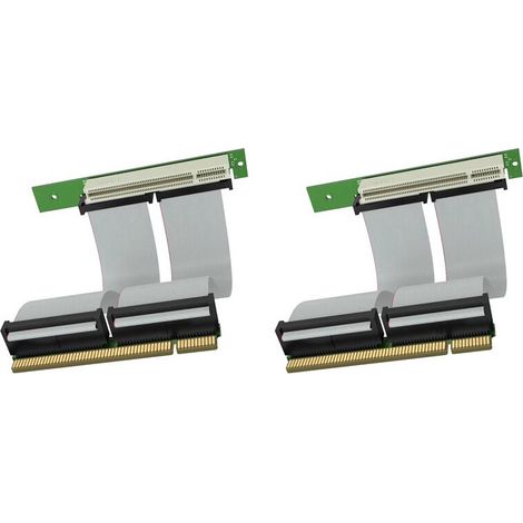 Geeignet für 2x 32-Bit-PCI-Verlängerungskabel, PCI-Anschlussadapterkarten und hochdichte PCI-Verlängerungskabel für kleine 1U/2U-Servergehäuse. (1/2)