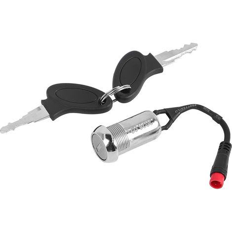 Compatible avec les accessoires de verrouillage d'allumage pour scooter électrique Kukirin G3 Pro : interrupteur de verrouillage, antivol à clé, antivol pour scooter. (1/4)