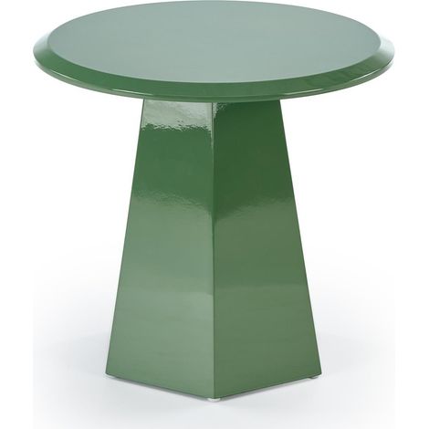 Mesa auxiliar Houston 1922, Verde, 47x0x0cm, Diámetro: 50, MDF, Redonda (1/5)