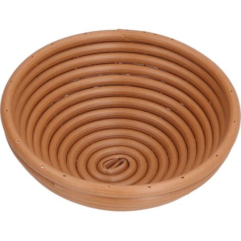 Panier À Fermentation - Rond 16 X 6 Cm - Pour Pain Maison - Jaune Marron - 1 Pièce (1/5)