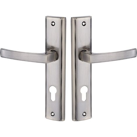Manija de puerta en placa larga Aria Patina Insert (1/3)