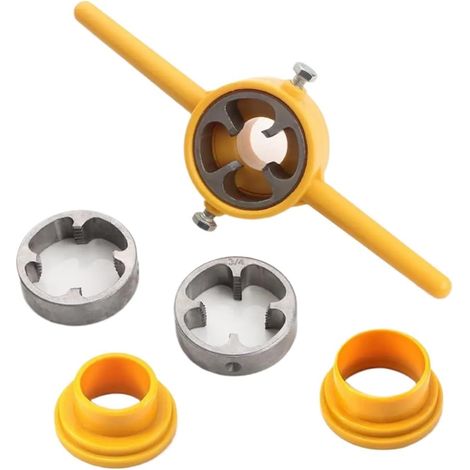 Kit filetage tube 1/2 NPT 1", pour plastique et usage manuel (1/5)