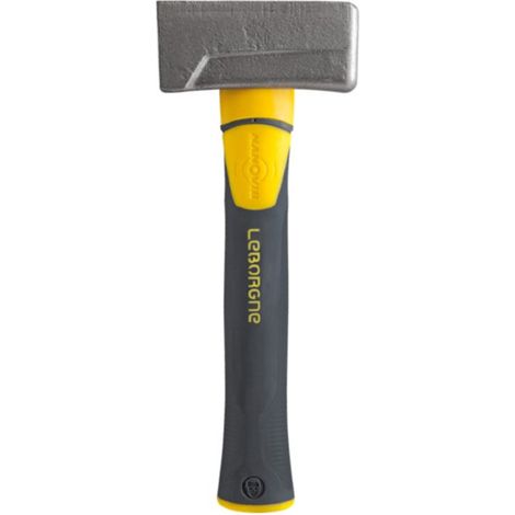 Leborgne – Massette nanovib 1,2kg pour béton armé – Manche tri-matière ergonomique – Réduction des vibrations – 123309