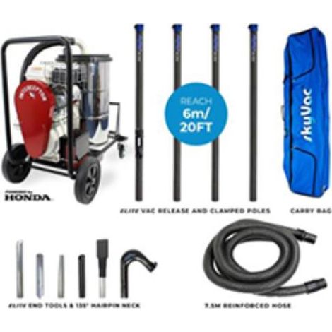 SKYVAC INTERCEPTOR WET & DRY VAC - PETROL 4P