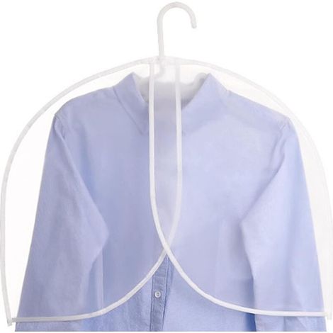 Lot de 10 Housses Transparentes pour Vêtements, Manteaux, Vestes et Robes, Protection Pratique et Efficace