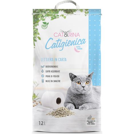 Katzenstreu-Papier für Katzen und Kleintiere 12 Liter (1/5)