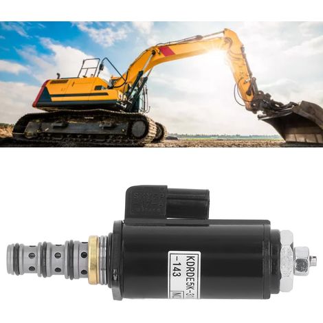 Magnetventil für Hydraulikpumpe KDRDE5K-31/30C50-147 YN35V00054F1, kompatibel mit KOBELCO SK200-8 (1/5)