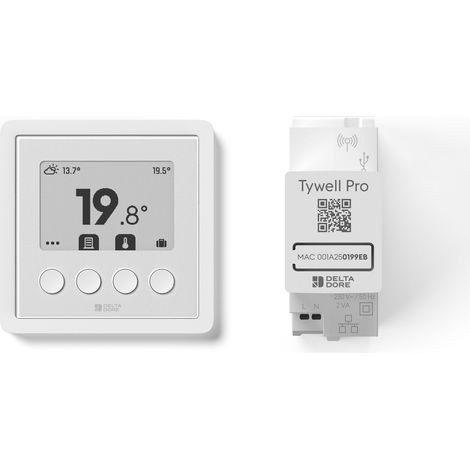 Delta Dore – Gestionnaire d'énergie bioclimatique Tywell Starter – Alimentation électrique 230V – 2 zones pour occultants – Référence 6702003