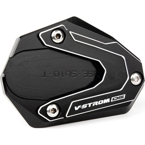 Béquille (noire) Compatible avec V-STORM 800DE 2023 VSTROM 800DE V-strom 800 de CNC pour moto, extension de béquille latérale, porte-clés maxpower (1/4)