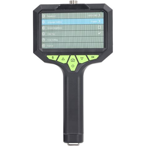 Endoscope portable avec écran IPS 4,3 pouces, résolution 1080p HD, objectif 5,5 mm, caméra d'inspection industrielle pour la plomberie et la réparation automobile, portée 1 m / 3,3 pi (1/5)