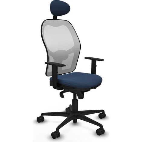 Piqueras y Crespo 1D036N1 Chaise de Bureau Bleu Marine (1/3)