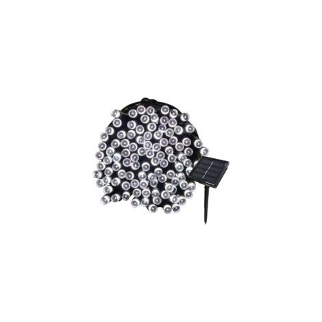 22 m lange Solar-Lichterkette, 200 LEDs, 8 Stränge, ideal für Partys - Crezuo