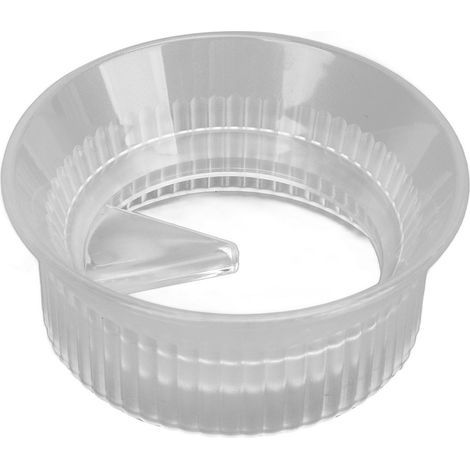 Dispensador de café Moka, embudo antisalpicaduras, anillo dosificador de café para cafeteras Moka con válvulas simples y dobles (transparente para tres cafeteras de 150 ml). (1/5)