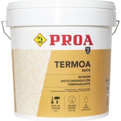 TERMOA PINTURA ANTICONDENSACIÓN TERMOAISLANTE. 4L