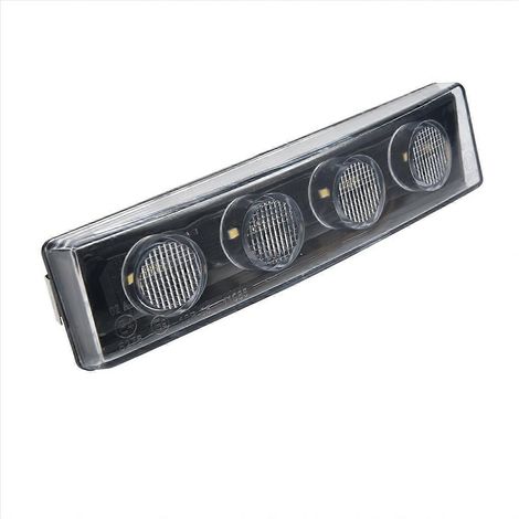 Feux LED 24V Blancs pour Visière Solaire de Camion, Signalisation Supérieure, Kit de Montage (1/5)