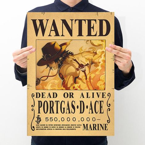 Affiche décorative en papier kraft (42 x 28,5 cm) représentant des personnages de dessins animés japonais (type 1), idéale pour décorer un mur ou une porte. (1/5)