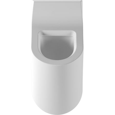 Orinatoio Form sospeso h66x30 cm bianco lucido di Ceramica Alice