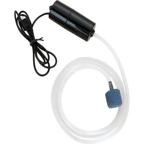Petite pompe à eau Pompe à eau submersible silencieuse avec dégagement d'air stable Pompes à eau 5V Home Pompe d'augmentation d'oxygène silencieuse étanche pour réservoir domestique (1/2)
