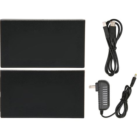 Prolongateur USB 2.0 Panoramique avec Alimentation POC et Transmission Bidirectionnelle sur Ethernet (100‑240V, Prise US) (1/5)