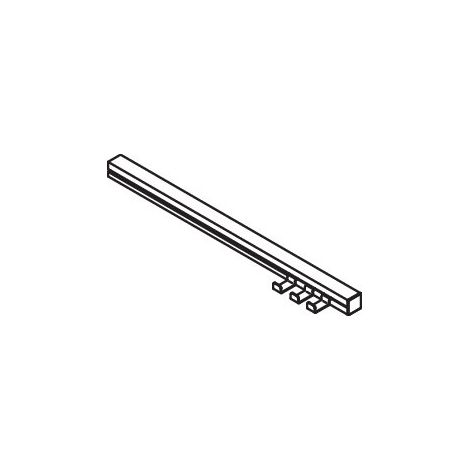 Profil de lavabo HEWI 950.13.0008 DX avec 3 crochets (1/2)