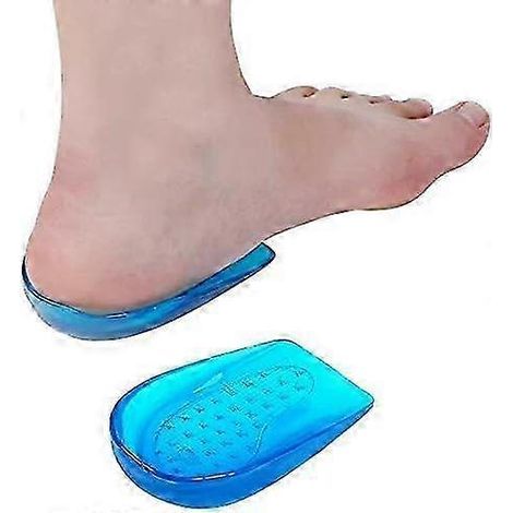 Semelles orthopédiques de soutien du talon Haofy (lot de 2) pour hommes et femmes, grandes tailles pour jambes de 4 à 5 pieds, pour la supination et la pronation, taille L. (1/4)