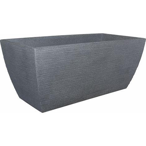 Rillentrog 80x40x34 cm betonfarbe
