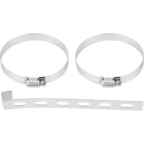 Kit de tuyauterie en aluminium pour filtre d'admission d'air automobile universel, 76 mm (fibre de carbone noire) (1/5)
