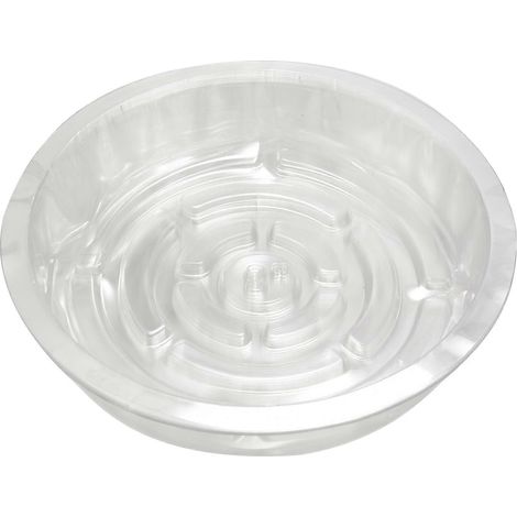 10 pièces 8Inch transparent plante Saucer plastique Drip Trays pour plantes (1/5)
