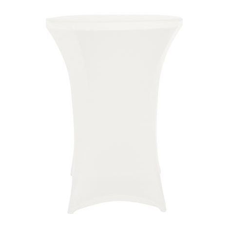 Perel Cubierta para la Muerte de la Muerte, Blanco, Blanco, Ø 80 cm x 100 cm (1/2)